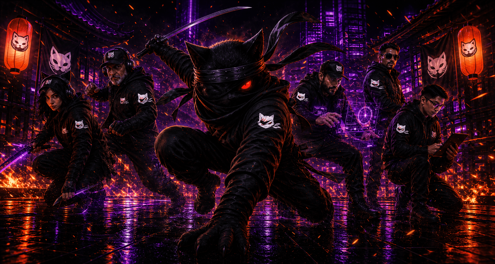 Ninja Cat creator banner artwork