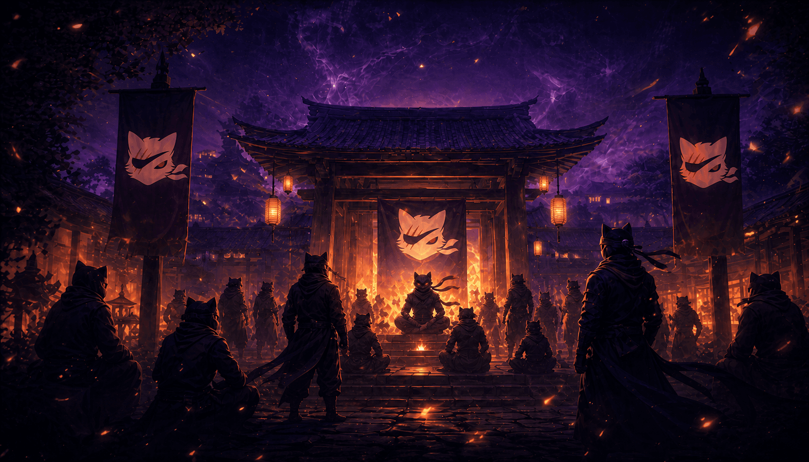 Ninja Cat path forward community foundation artwork