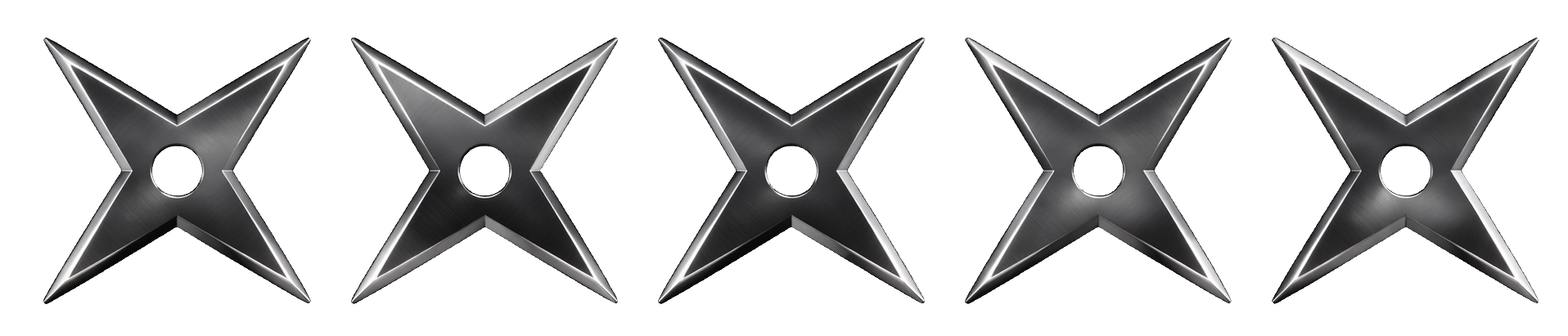 Ninja Cat throwing star banner